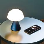 Lampa LED Lexon Mina Audio L, Difuzor Bluetooth 5W, Autonomie 24h, USB-C, Dark Blue 8 - lerato.ro