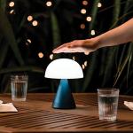 Lampa LED Lexon Mina Audio L, Difuzor Bluetooth 5W, Autonomie 24h, USB-C, Dark Blue 9 - lerato.ro