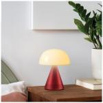 Lampa LED Lexon Mina Audio L, Difuzor Bluetooth 5W, Autonomie 24h, USB-C, Dark Red 6 - lerato.ro