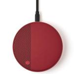 Incarcator wireless Lexon Oslo Energy Plus, PD 10W, Difuzor Bluetooth 4.2, USB-C, Dark Red 3 - lerato.ro