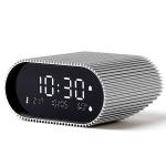 Ceas cu alarma Lexon Ray, Senzor Temperatura / Umiditate, Night Mode, Display Digital, USB-C, Silver 5 - lerato.ro