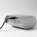 Ceas cu alarma Lexon Ray, Senzor Temperatura / Umiditate, Night Mode, Display Digital, USB-C, Silver 6 - lerato.ro