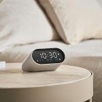 Ceas cu alarma Lexon Ray, Senzor Temperatura / Umiditate, Night Mode, Display Digital, USB-C, Silver 7 - lerato.ro