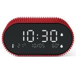 Ceas cu alarma Lexon Ray, Senzor Temperatura / Umiditate, Night Mode, Display Digital, USB-C, Rosu 2 - lerato.ro