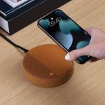 Incarcator wireless Lexon Oslo Energy Plus, PD 10W, Difuzor Bluetooth 4.2, USB-C, Maro 13 - lerato.ro