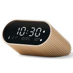 Ceas cu alarma Lexon Ray, Senzor Temperatura / Umiditate, Night Mode, Display Digital, USB-C, Gold 4 - lerato.ro