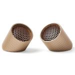 Set 2 boxe portabile wireless Lexon Ray, 2x 3W, Bluetooth 5.0, Autonomie 8h, USB-C, IPX4, Gold 2 - lerato.ro