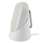 Boxa portabila wireless Lexon Mino T cu suport si carabina, 5W, Bluetooth 4.2, Autonomie 5h, 800mAh, USB-C, IPX4, Alb 2 - lerato.ro