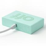 Ceas cu alarma Lexon Flip Classic, Snooze, Display Digital, 1200mAh, USB-C, Mint 6 - lerato.ro