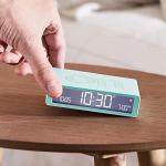 Ceas cu alarma Lexon Flip Classic, Snooze, Display Digital, 1200mAh, USB-C, Mint 9 - lerato.ro