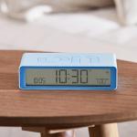 Ceas cu alarma Lexon Flip Classic, Snooze, Display Digital, 1200mAh, USB-C, Light Blue 7 - lerato.ro