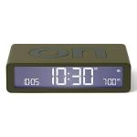 Ceas cu alarma Lexon Flip Classic, Snooze, Display Digital, 1200mAh, USB-C, Khaki 2 - lerato.ro