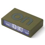 Ceas cu alarma Lexon Flip Classic, Snooze, Display Digital, 1200mAh, USB-C, Khaki 4 - lerato.ro