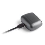 Ceas cu alarma Lexon Minut Mini, Snooze, Display Digital, Control tactil, 800mAh, USB-C, Gunmetal 5 - lerato.ro