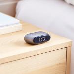 Ceas cu alarma Lexon Minut Mini, Snooze, Display Digital, Control tactil, 800mAh, USB-C, Gunmetal 7 - lerato.ro