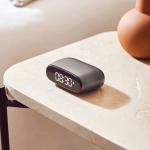 Ceas cu alarma Lexon Minut Mini, Snooze, Display Digital, Control tactil, 800mAh, USB-C, Gunmetal 8 - lerato.ro