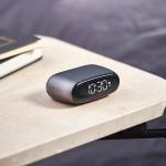 Ceas cu alarma Lexon Minut Mini, Snooze, Display Digital, Control tactil, 800mAh, USB-C, Gunmetal 9 - lerato.ro