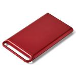 Suport pentru carti de vizita Lexon Nomaday, 64 x 10 x 114 mm, Dark Red 4 - lerato.ro