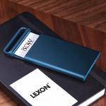 Suport pentru carti de vizita Lexon Nomaday, 64 x 10 x 114 mm, Dark Blue 8 - lerato.ro