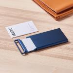Suport pentru carti de vizita Lexon Nomaday, 64 x 10 x 114 mm, Dark Blue 10 - lerato.ro