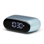 Ceas cu alarma Lexon Minut Mini, Snooze, Display Digital, Control tactil, 800mAh, USB-C, Light Blue 2 - lerato.ro