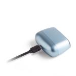 Ceas cu alarma Lexon Minut Mini, Snooze, Display Digital, Control tactil, 800mAh, USB-C, Light Blue 5 - lerato.ro