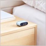 Ceas cu alarma Lexon Minut Mini, Snooze, Display Digital, Control tactil, 800mAh, USB-C, Light Blue 8 - lerato.ro
