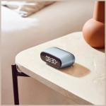 Ceas cu alarma Lexon Minut Mini, Snooze, Display Digital, Control tactil, 800mAh, USB-C, Light Blue 9 - lerato.ro
