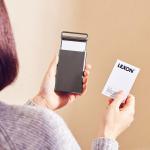 Suport pentru carti de vizita Lexon Nomaday, 64 x 10 x 114 mm, Dark Gray 11 - lerato.ro