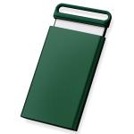 Suport pentru carti de vizita Lexon Nomaday, 64 x 10 x 114 mm, Dark Green 3 - lerato.ro