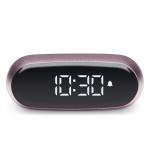 Ceas cu alarma Lexon Minut Mini, Snooze, Display Digital, Control tactil, 800mAh, USB-C, Roz 3 - lerato.ro