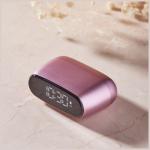 Ceas cu alarma Lexon Minut Mini, Snooze, Display Digital, Control tactil, 800mAh, USB-C, Roz 7 - lerato.ro