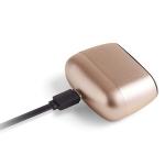 Ceas cu alarma Lexon Minut Mini, Snooze, Display Digital, Control tactil, 800mAh, USB-C, Gold 5 - lerato.ro