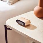Ceas cu alarma Lexon Minut Mini, Snooze, Display Digital, Control tactil, 800mAh, USB-C, Gold 8 - lerato.ro