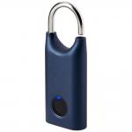 Lacat cu amprenta Lexon Nomaday, IP65, USB-C, Navy Blue 3 - lerato.ro