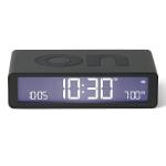 Ceas cu alarma Lexon Flip Classic, Snooze, Display Digital, 1200mAh, USB-C, Dark Gray 3 - lerato.ro