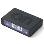 Ceas cu alarma Lexon Flip Classic, Snooze, Display Digital, 1200mAh, USB-C, Dark Gray 4 - lerato.ro