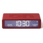 Ceas cu alarma Lexon Flip Classic, Snooze, Display Digital, 1200mAh, USB-C, Rosu 2 - lerato.ro