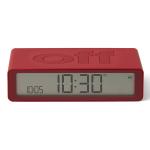 Ceas cu alarma Lexon Flip Classic, Snooze, Display Digital, 1200mAh, USB-C, Rosu 3 - lerato.ro