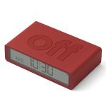 Ceas cu alarma Lexon Flip Classic, Snooze, Display Digital, 1200mAh, USB-C, Rosu 5 - lerato.ro