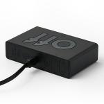 Ceas cu alarma Lexon Flip Classic, Snooze, Display Digital, 1200mAh, USB-C, Negru 6 - lerato.ro