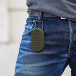 Boxa portabila wireless Lexon Mino T cu suport si carabina, 5W, Bluetooth 4.2, Autonomie 5h, 800mAh, USB-C, IPX4, Khaki 6 - lerato.ro