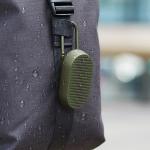 Boxa portabila wireless Lexon Mino T cu suport si carabina, 5W, Bluetooth 4.2, Autonomie 5h, 800mAh, USB-C, IPX4, Khaki 7 - lerato.ro