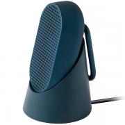 Boxa portabila wireless Lexon Mino T cu suport si carabina, 5W, Bluetooth 4.2, Autonomie 5h, 800mAh, USB-C, IPX4, Dark Blue