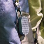 Boxa portabila wireless Lexon Mino T cu suport si carabina, 5W, Bluetooth 4.2, Autonomie 5h, 800mAh, USB-C, IPX4, Dark Blue 12 - lerato.ro