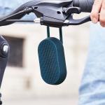 Boxa portabila wireless Lexon Mino T cu suport si carabina, 5W, Bluetooth 4.2, Autonomie 5h, 800mAh, USB-C, IPX4, Dark Blue 10 - lerato.ro