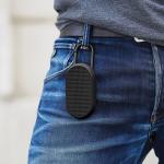 Boxa portabila wireless Lexon Mino T cu suport si carabina, 5W, Bluetooth 4.2, Autonomie 5h, 800mAh, USB-C, IPX4, Negru 6 - lerato.ro