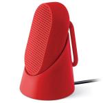 Boxa portabila wireless Lexon Mino T cu suport si carabina, 5W, Bluetooth 4.2, Autonomie 5h, 800mAh, USB-C, IPX4, Rosu 2 - lerato.ro