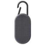 Boxa portabila wireless Lexon Mino T cu suport si carabina, 5W, Bluetooth 4.2, Autonomie 5h, 800mAh, USB-C, IPX4, Gri 4 - lerato.ro
