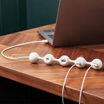 Adaptor HUB 4-in-1 Lexon Peas, USB-C la 2x USB-C / 2x USB-A,  2A, 480Mbps, 40cm, Alb 3 - lerato.ro